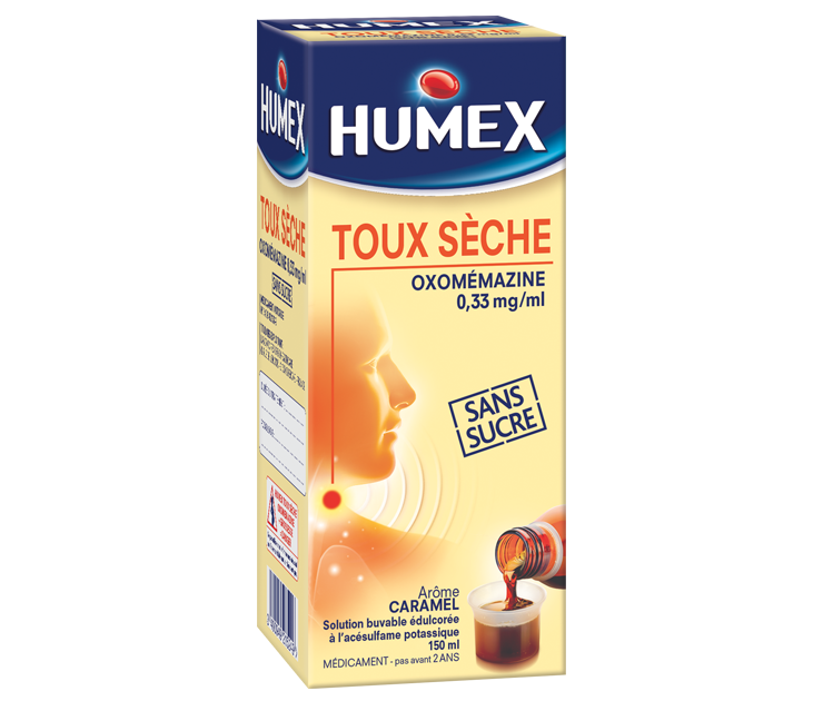 Humex Oxomemazine, sans sucre solution buvable